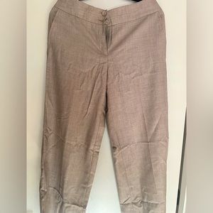 J.Jill Mushroom Trousers with Light Sparkle Detail